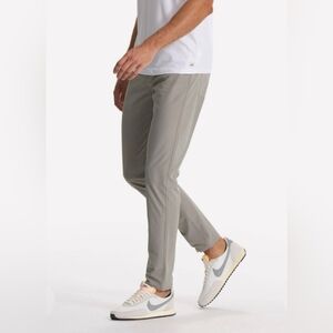 NWT Men's Vuori "Meta Pant" in color "Driftwood". Various Sizes w/Inseam 32”